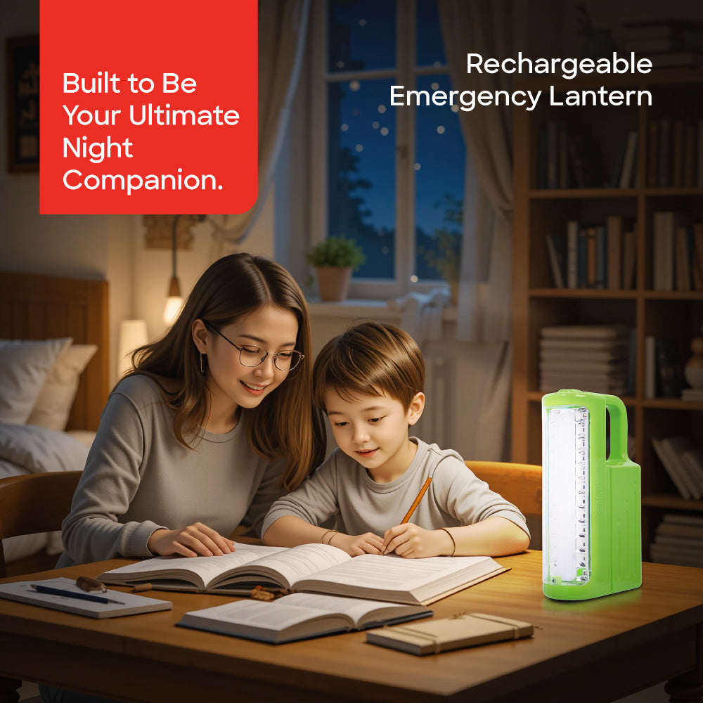 Sanford Rechargeable 6W Emergency Lantern with 24 SMD LED and 20 SMD Tube 60Hours Runtime | SF4320EL B - buysanford